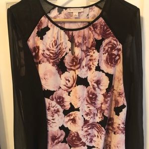 Black themed dress shirt